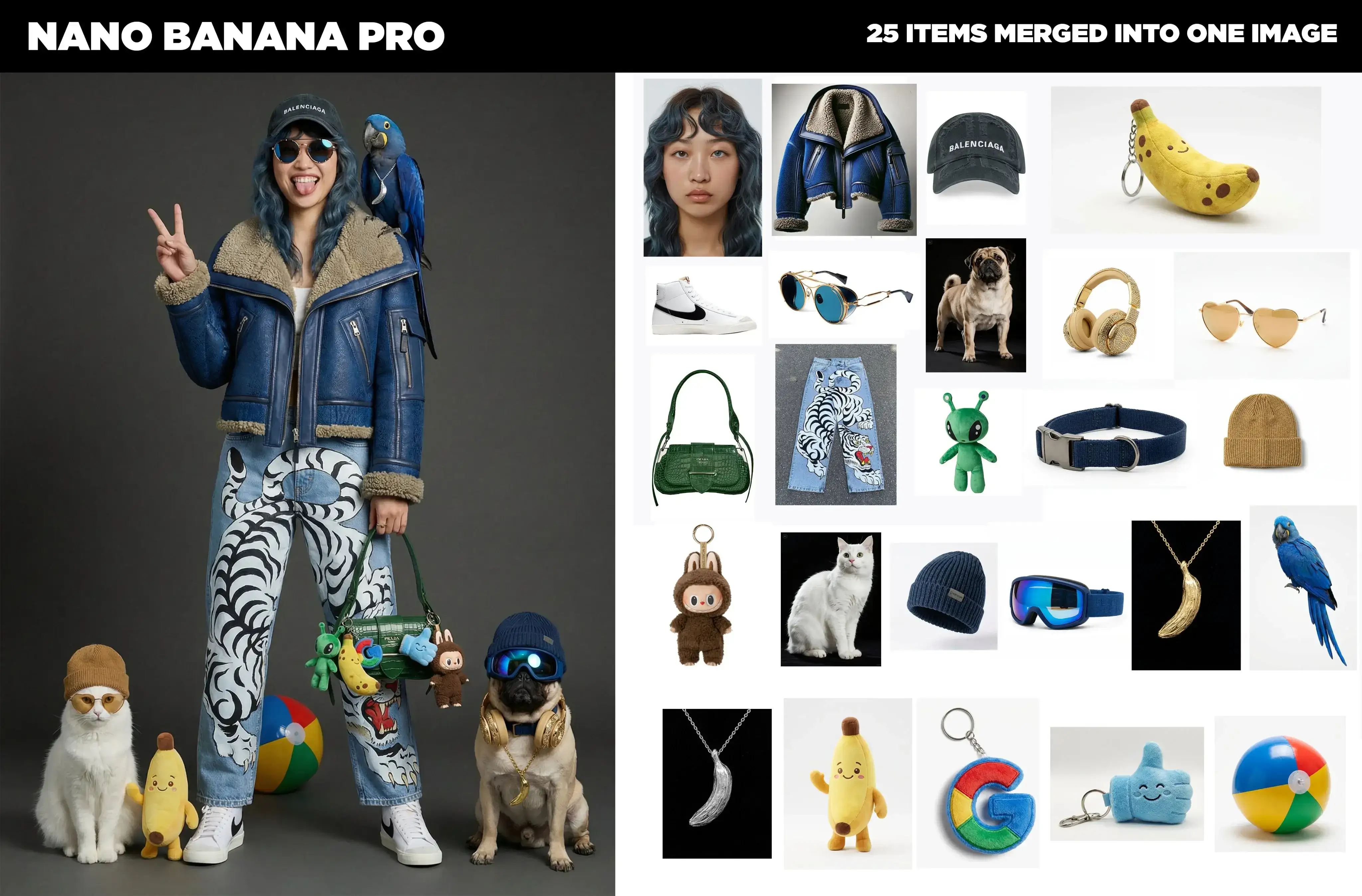 nano banana example with advertisement design