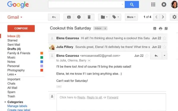 email screenshots no problem
