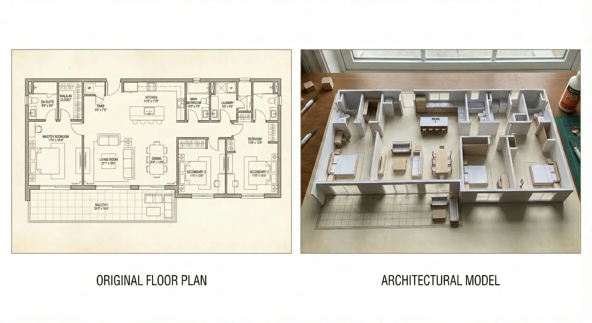 Floor Plan to 3D-Style Visualization
