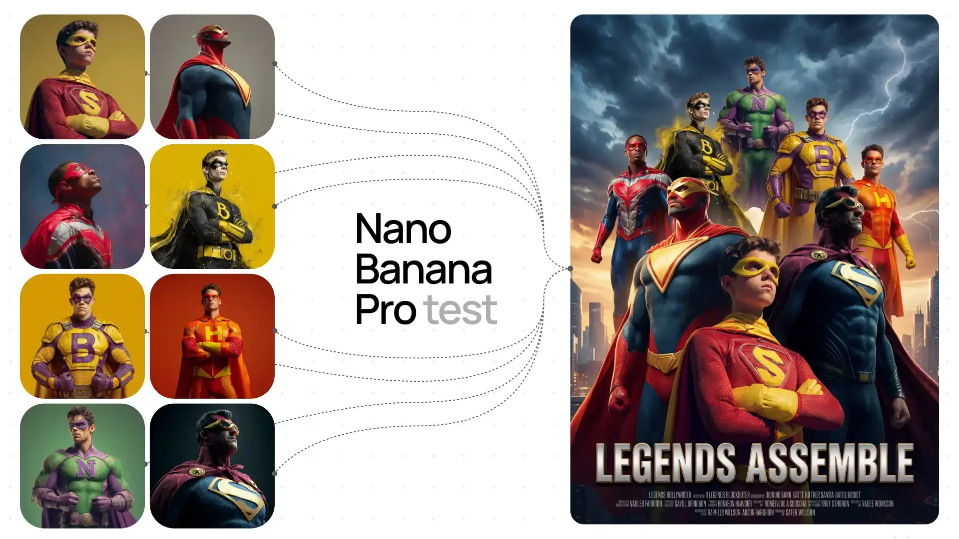 nano banana example with movie poster