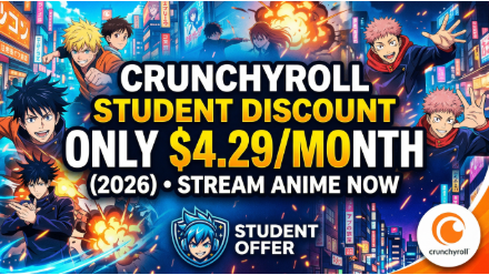 Crunchyroll Studentenrabatt (2026) — Jetzt nur 4,29 $/Monat