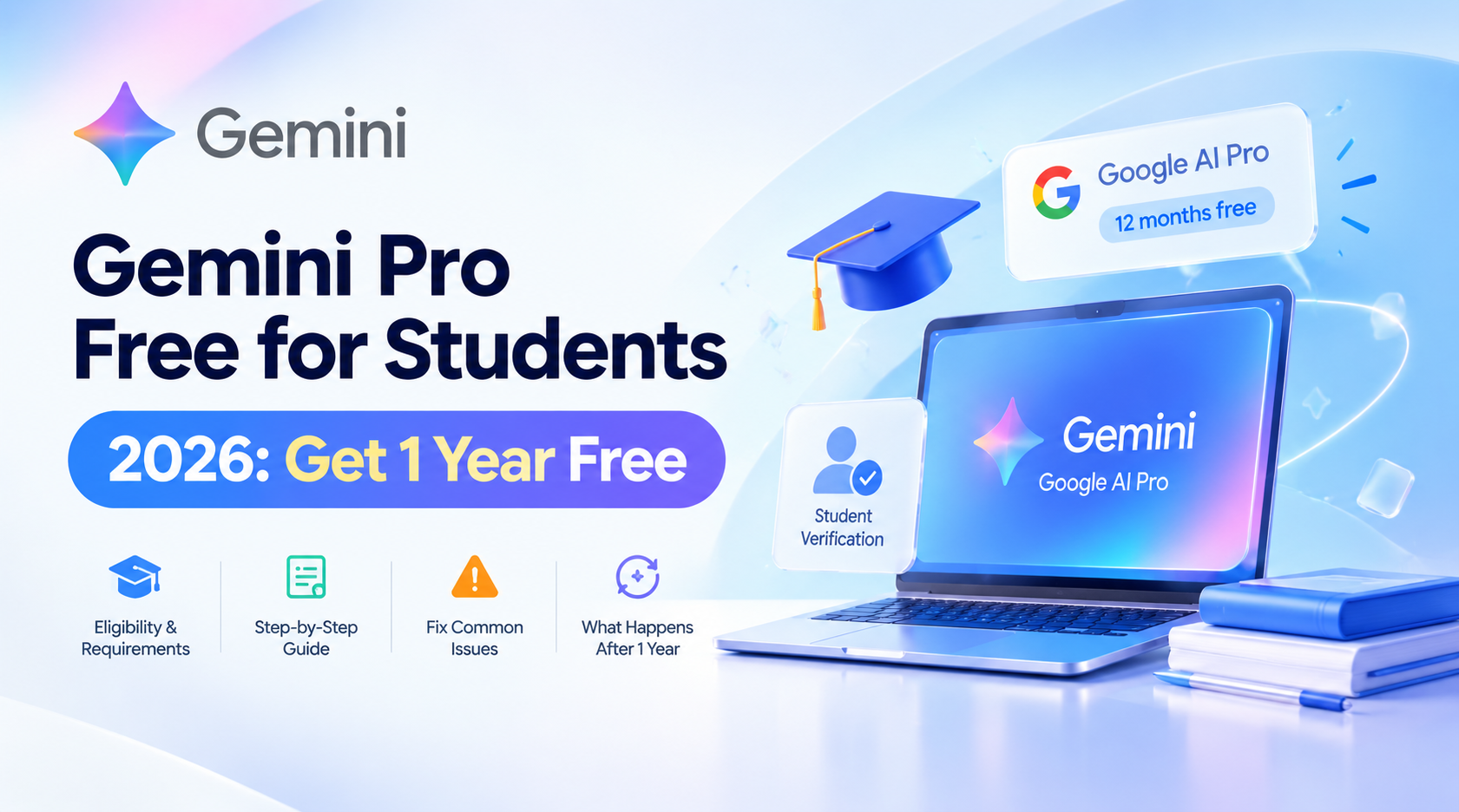 Gemini Pro kostenlos für Studenten 2026: 1 Jahr kostenlos erhalten