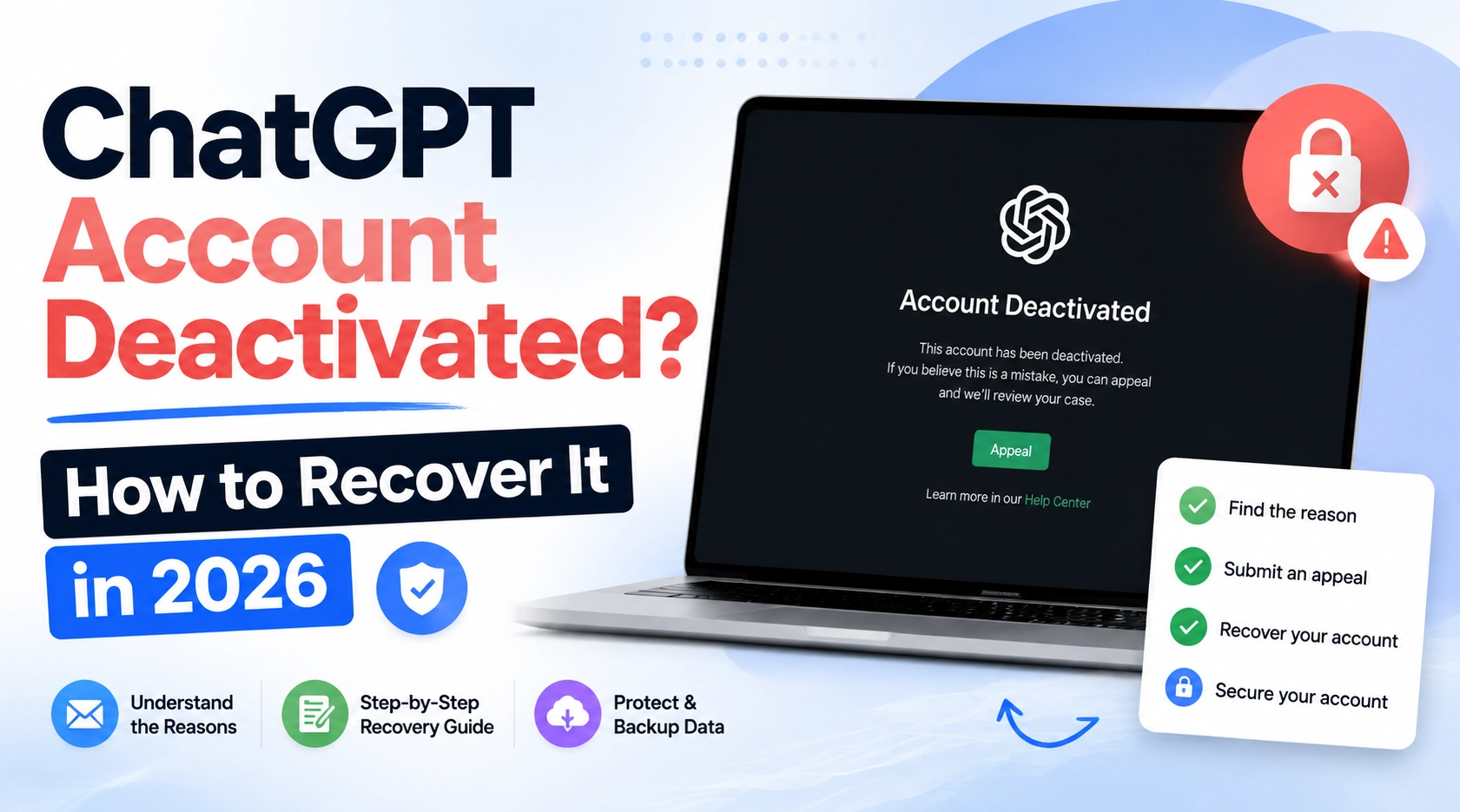 ChatGPT Account Deactivated? How to Recover It in 2026