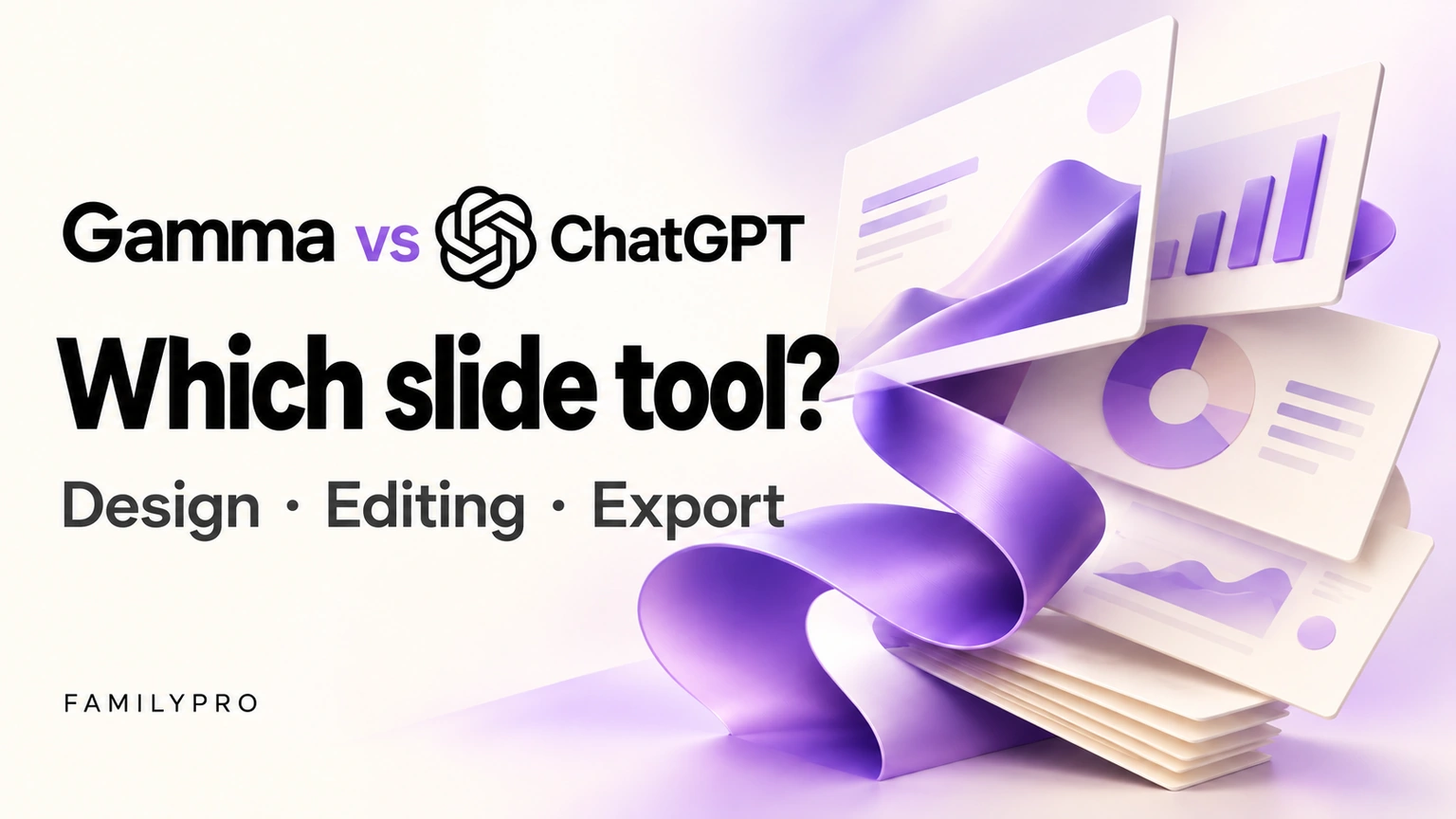 Gamma vs ChatGPT Slides: Design, Editing, Export, and Price