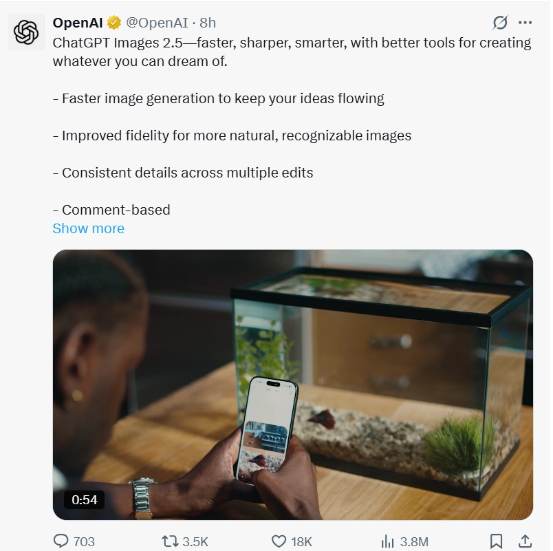 openai releases gpt image 2 5