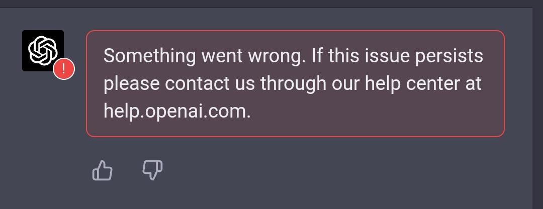 gpt not responding