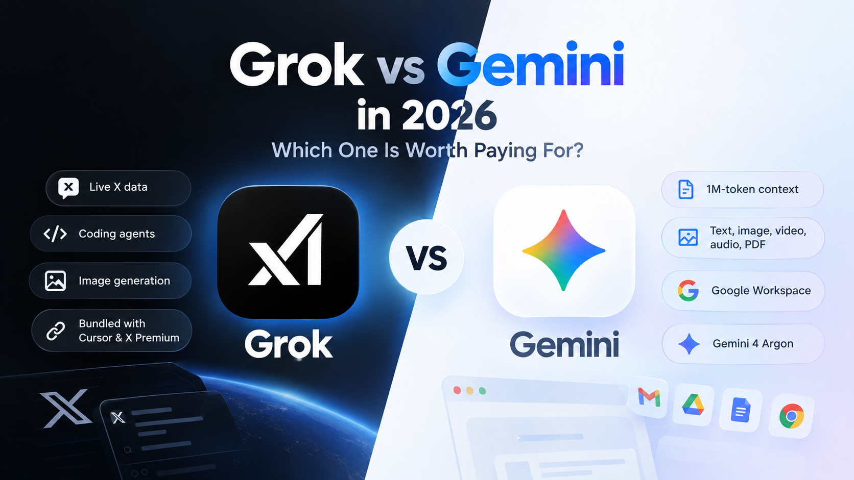 Grok vs Gemini in 2026: Which One Is Worth Paying For?