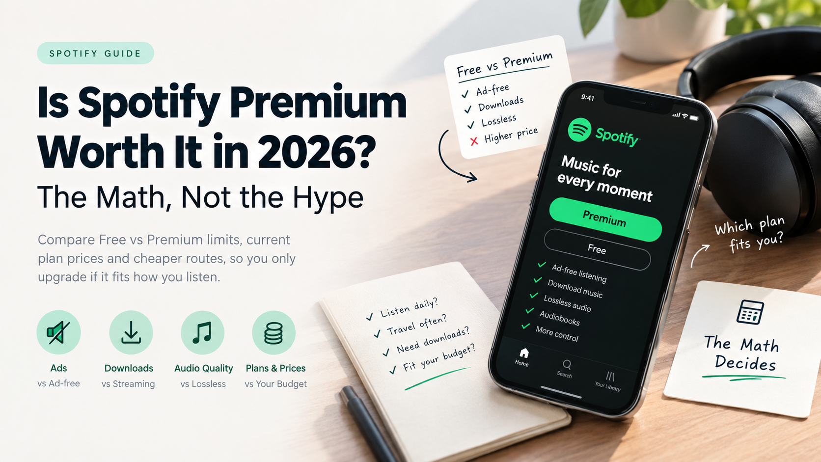 Is Spotify Premium Worth It in 2026? The Math, Not the Hype