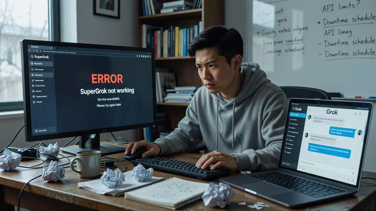 SuperGrok not working while regular Grok is still accessible
