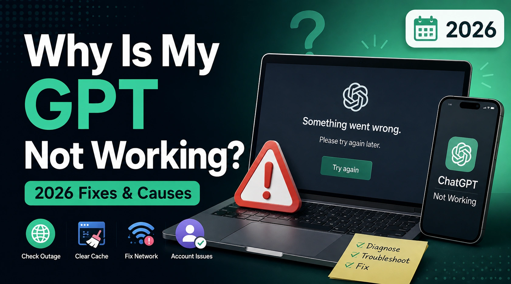 Why Is My GPT Not Working? 2026 Fixes & Causes