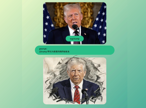 trump sketch picture