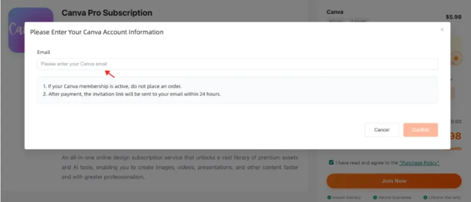 How to Buy Canva Pro Subscription via FamilyPro