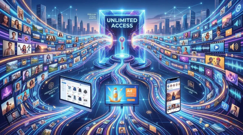 Premium stock assets for the entire site