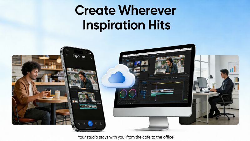 Créez où l'inspiration vient