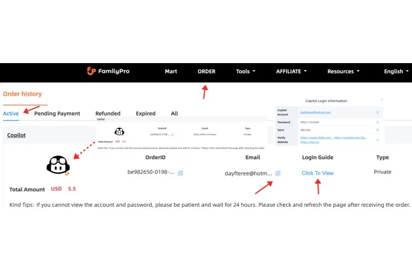 How to get FamilyPro GitHub Copilot Pro
