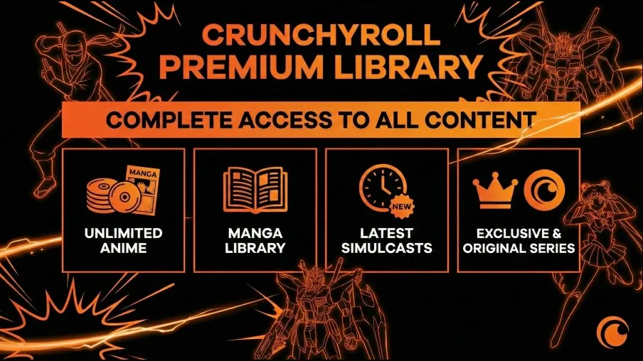 Complete access to Crunchyroll’s library