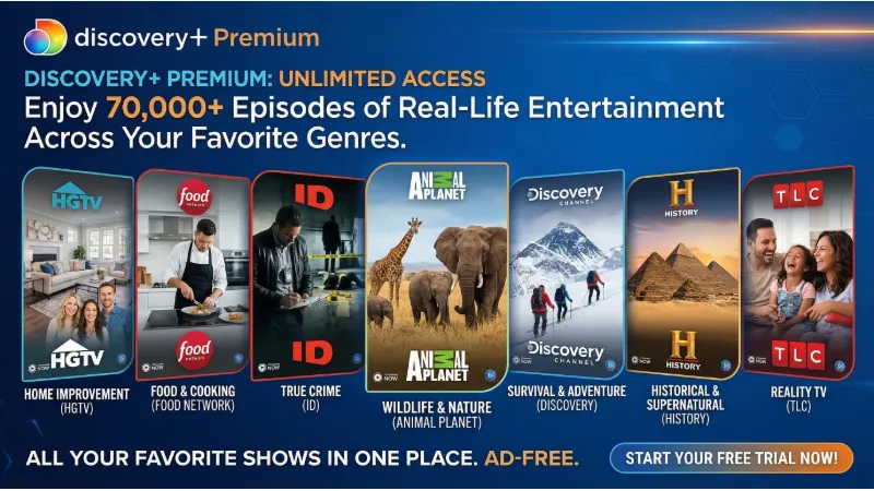 70,000+ episodes at your fingertips