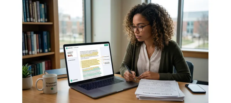 Grammarly AI checker