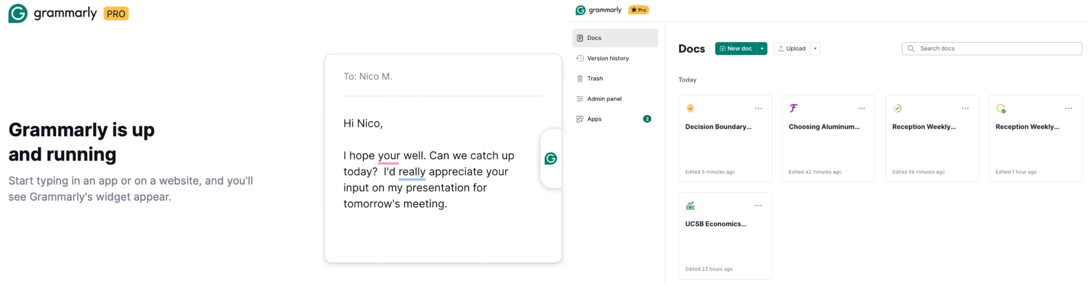 How to use Grammarly Pro Account