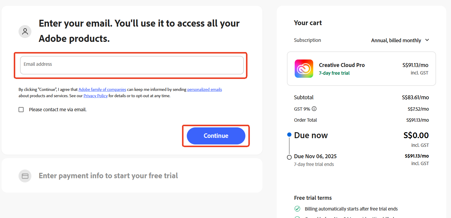 adobe creative cloud login