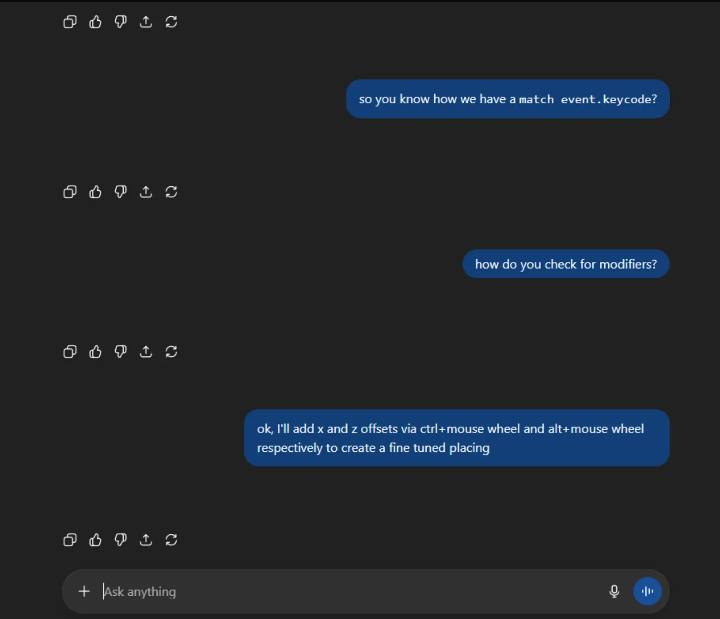 Chats don't display ChatGPT responses
