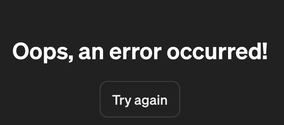 Oops, an error occurred.