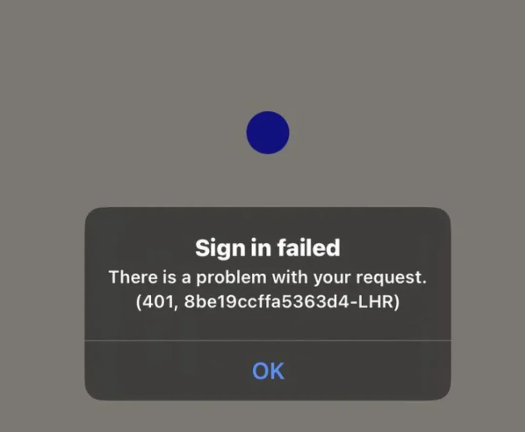 ChatGPT Sign In Error