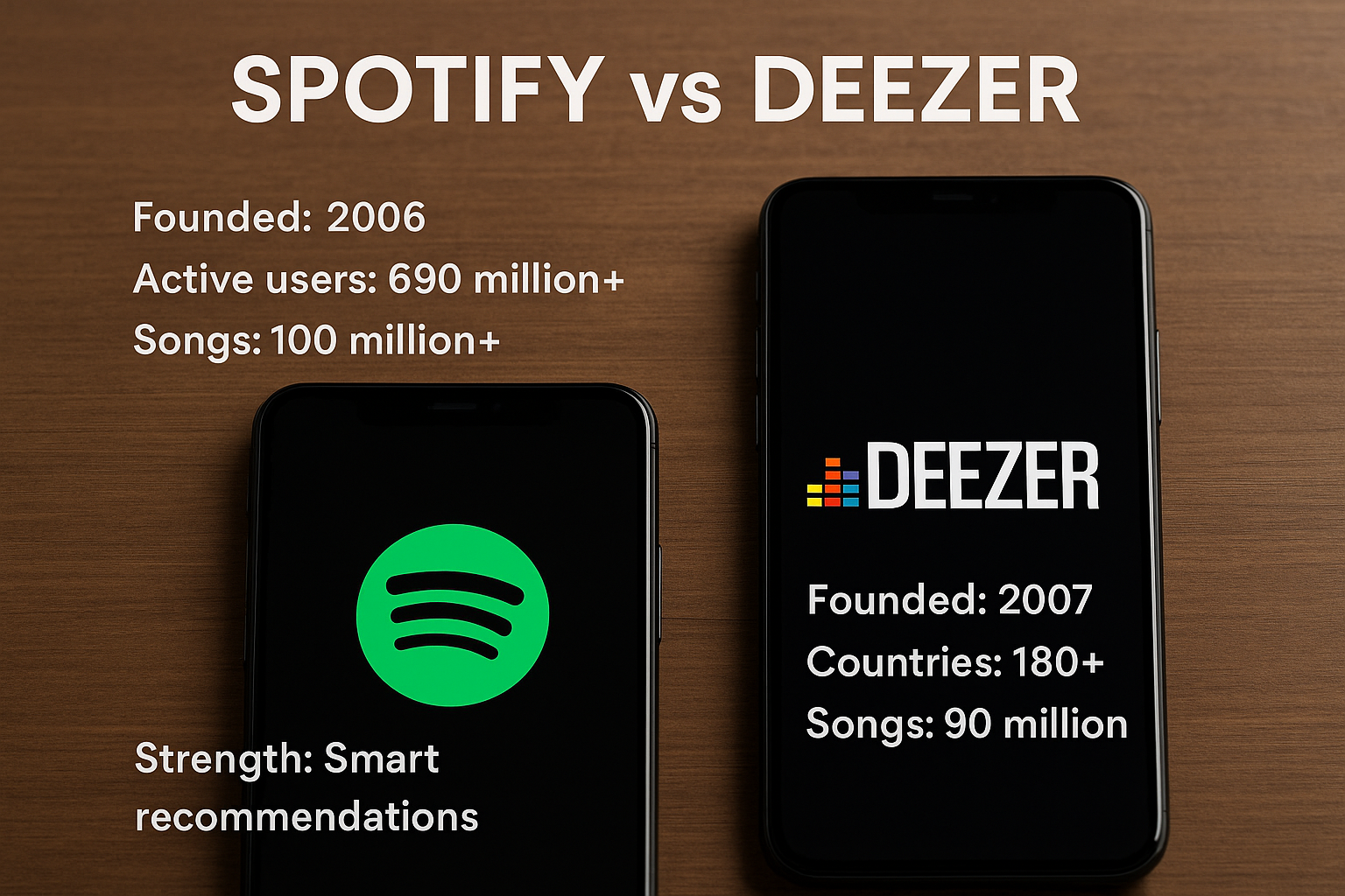 Deezer vs Deezer Plantform