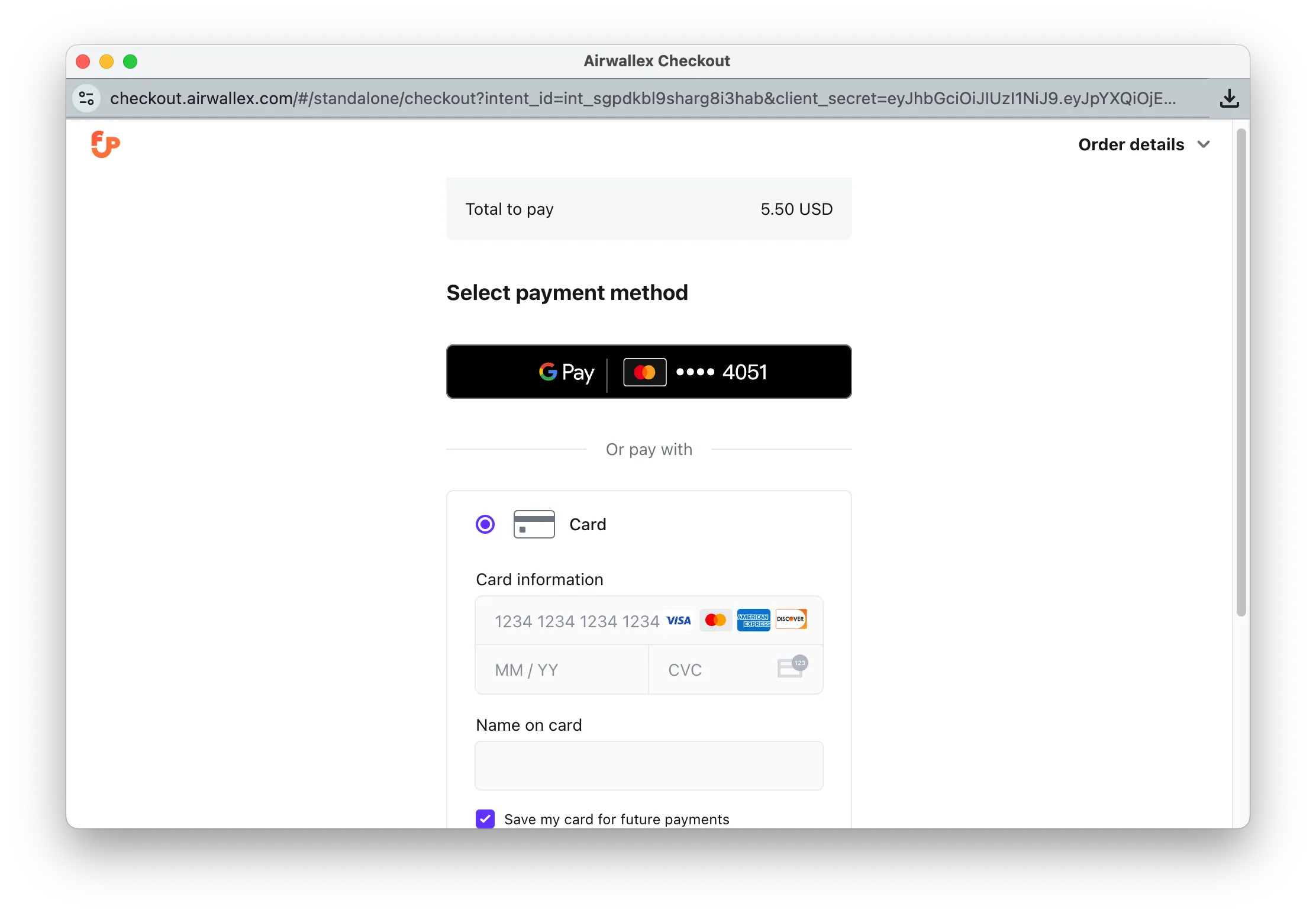 Familpro pay window