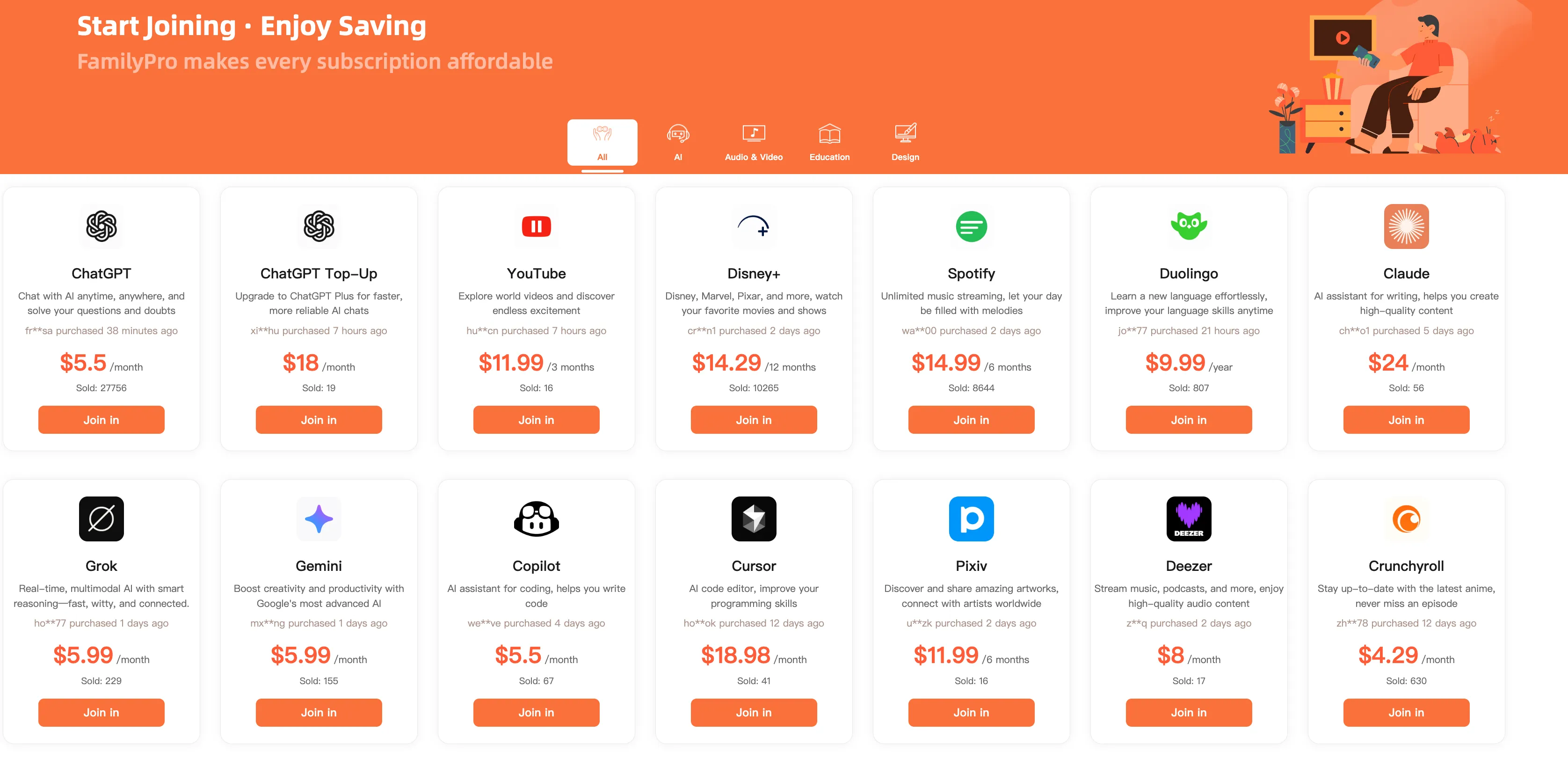 FamilyPro home page