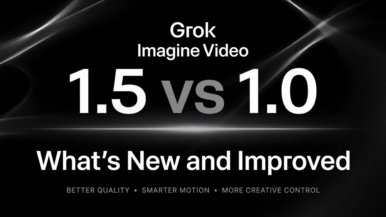 Grok Imagine Video 1.5 vs 1.0