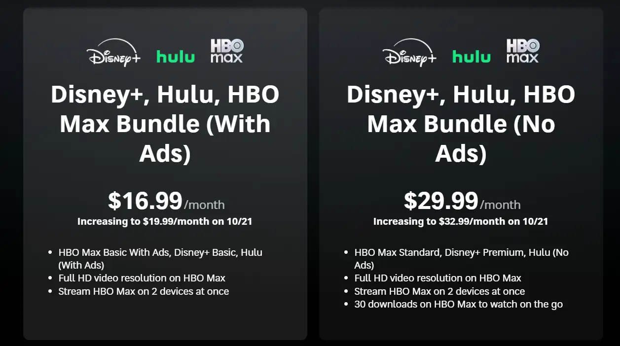 hbo max bundle plan