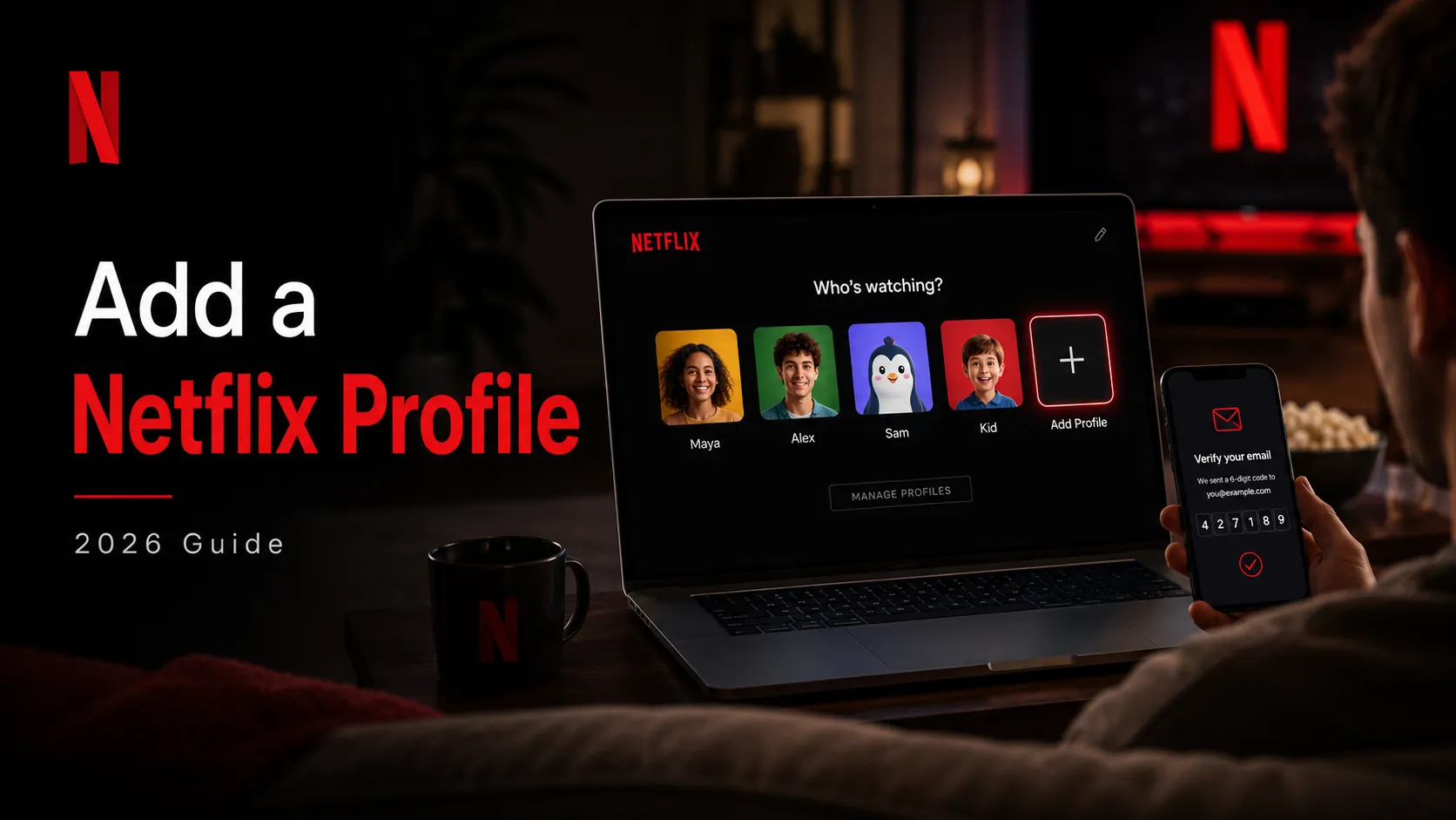 how to add a netflix profile post