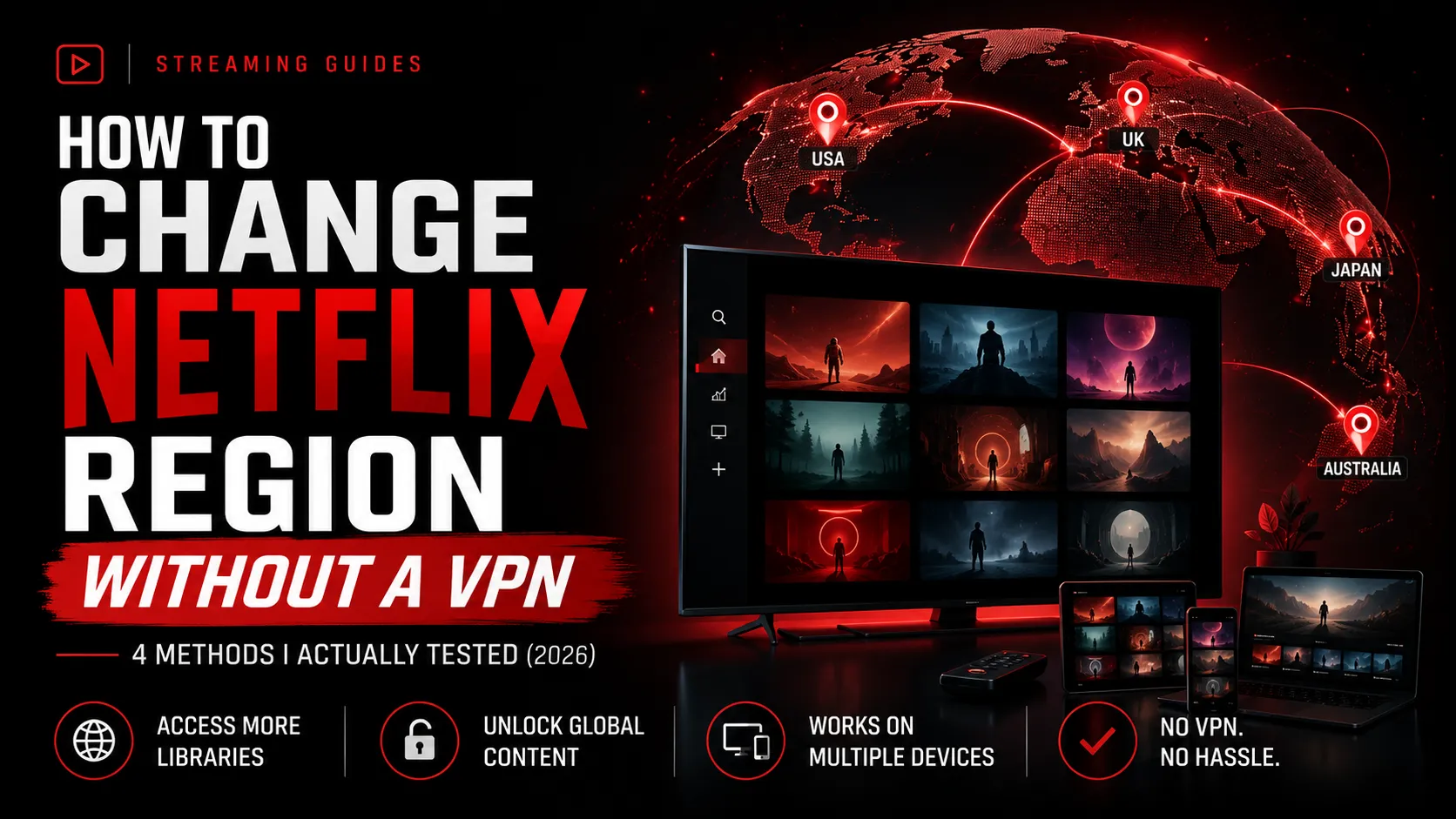 how to change netflix region without vpn