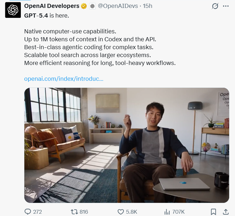 official openai and developer twitter