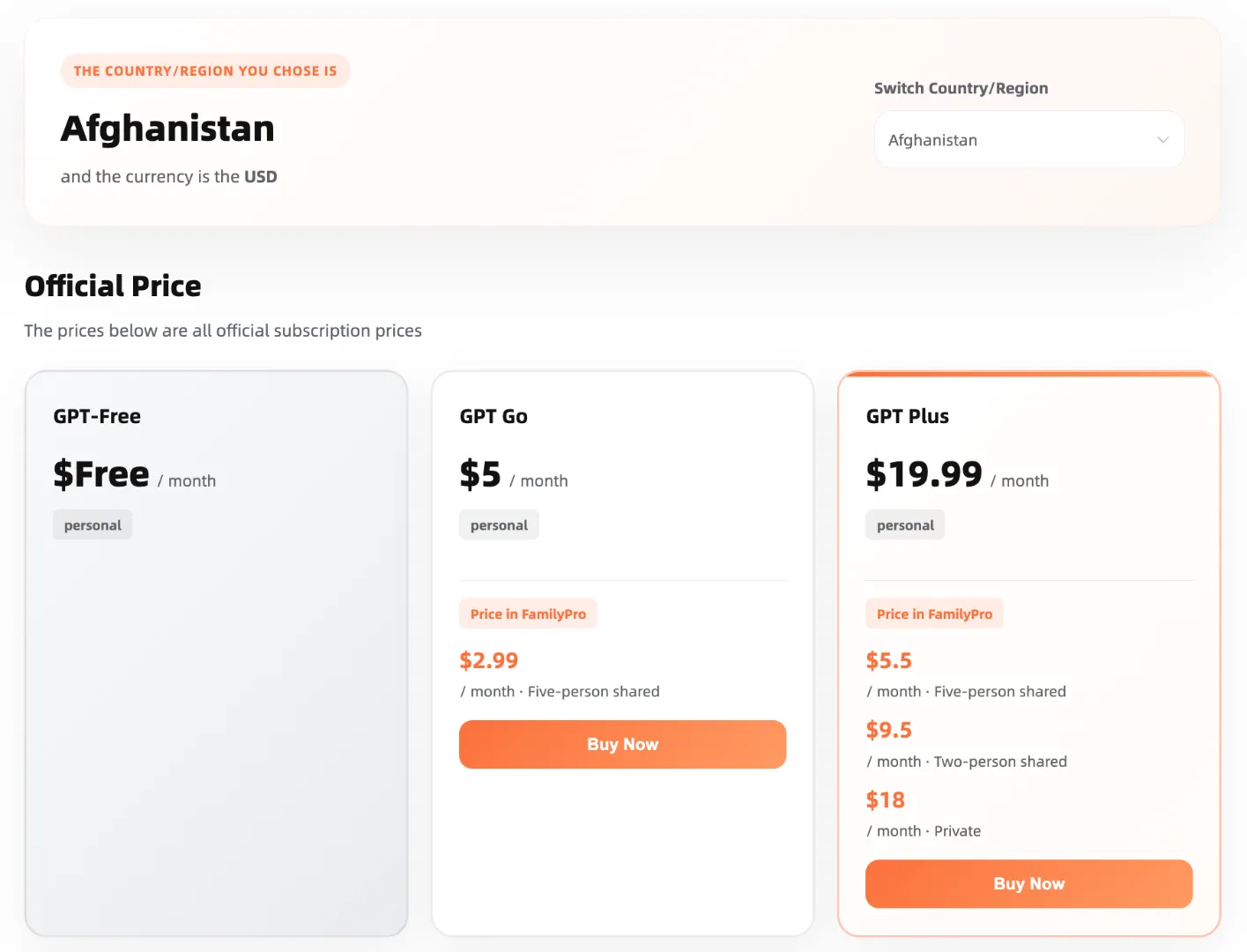 How to Find the Cheapest Country for GPT? 