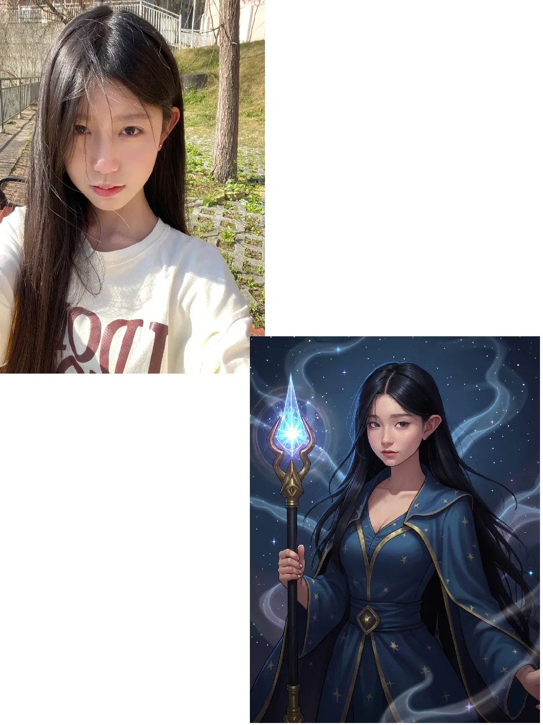 anime wizard style example