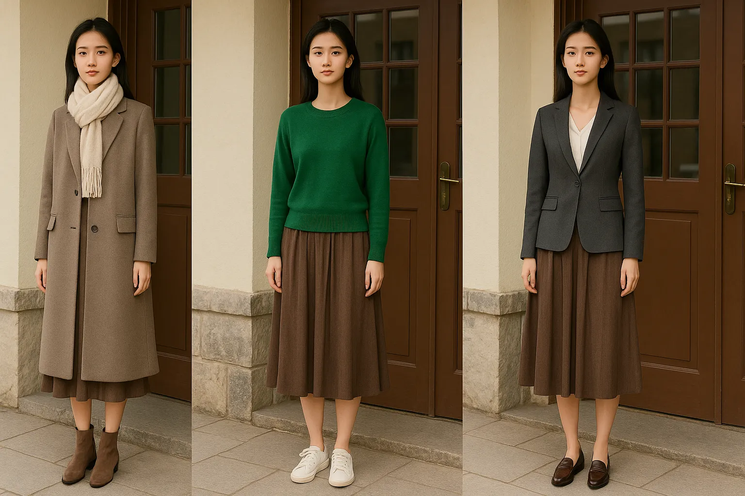ai swap different winter cloth
