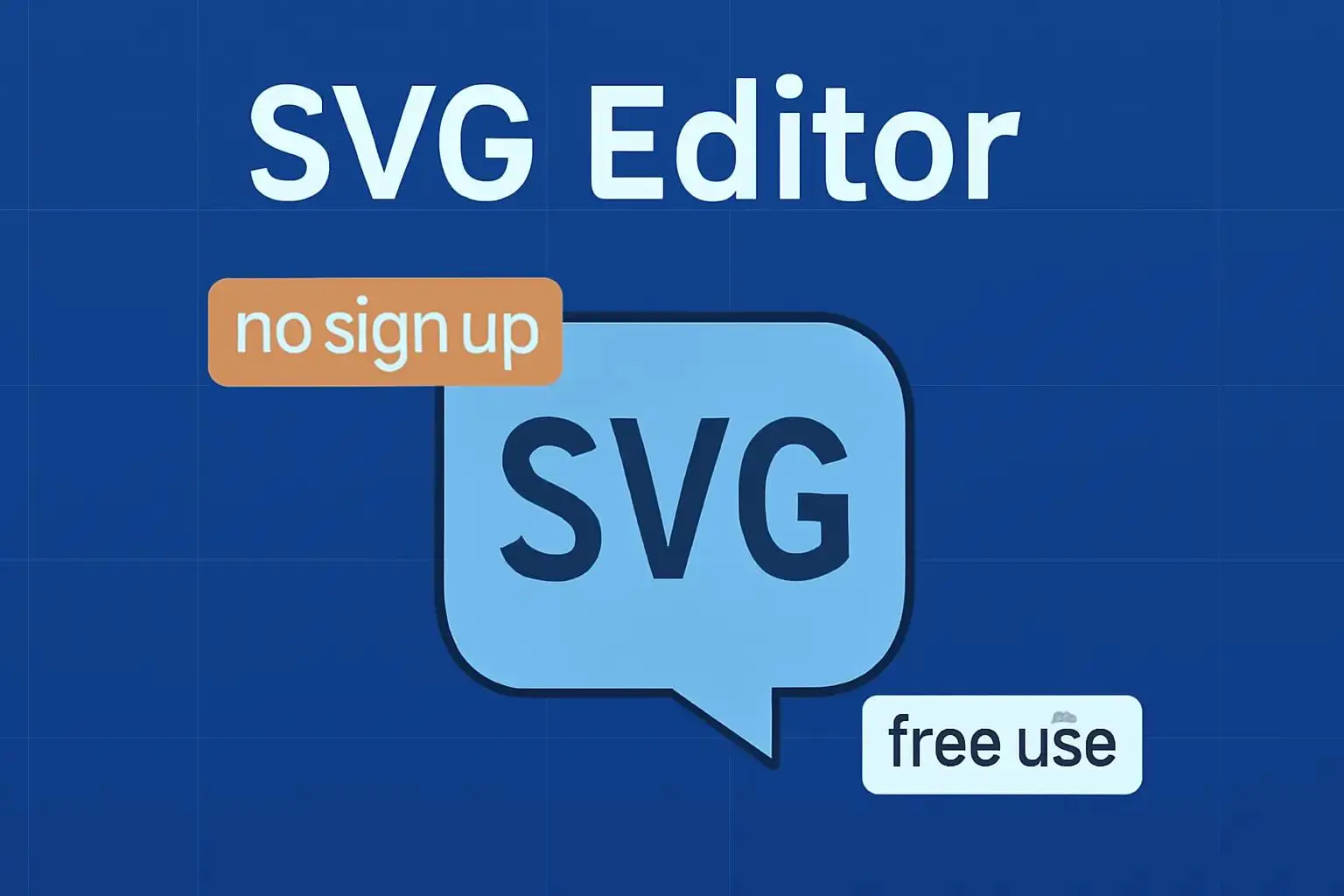 免费SVG编辑器,实时预览