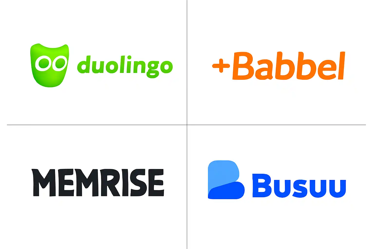 Duolingo против других приложений